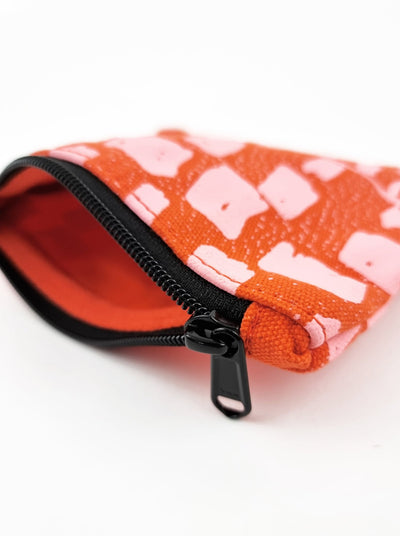 Zip Pouch by Margaret Smith in Flame Red