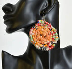 Silk Sari Earrings by Maicie Lalara
