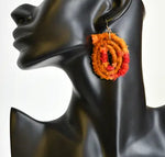 Silk Sari Earrings by Sharna Wurramara
