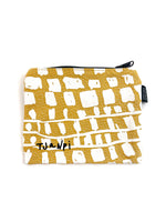 Zip Pouch by Margaret Smith in Yellow