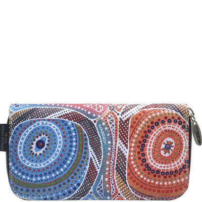 Curved Zip Section Wallet - Elements by Catherine Manuell Designs