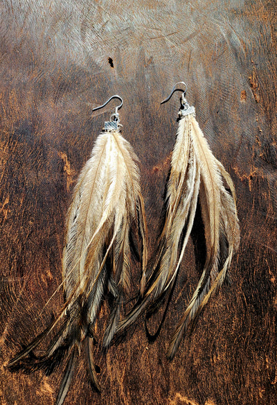 Emu Feather Earrings