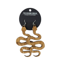 Snakes Earrings by The Koorie Circle