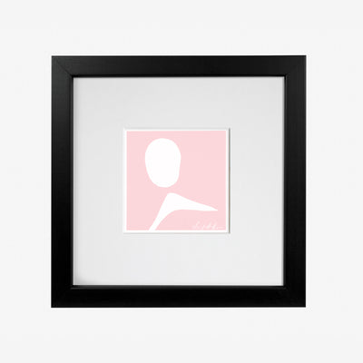 Framed Print 8x8" - Barran Giirr (Pink)
