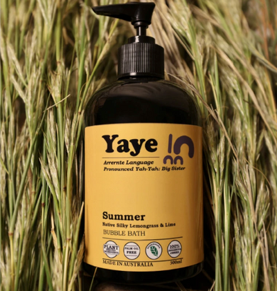 Summer Bubble Bath with Native Silky Lemongrass & Lime by Yaye