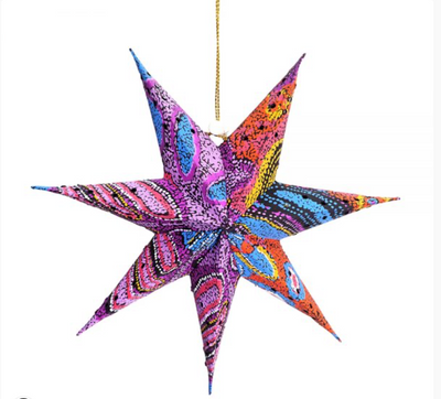 Seven Sisters Star Handmade Paper fold-out