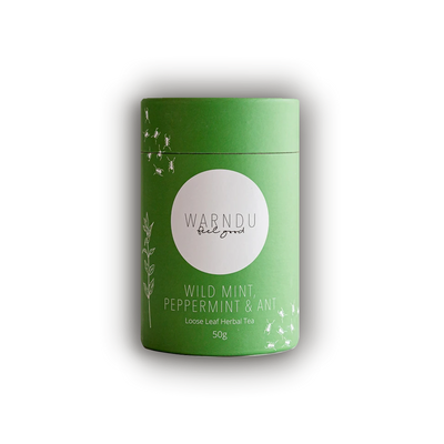 Wild Mint, Peppermint and Tyrant Ant Loose Leaf Tea 50g by Warndu