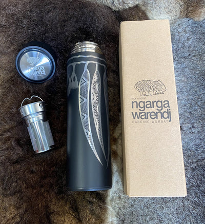 Insulated stainless steel bottle 500ml with Infuser by ngarga warendj